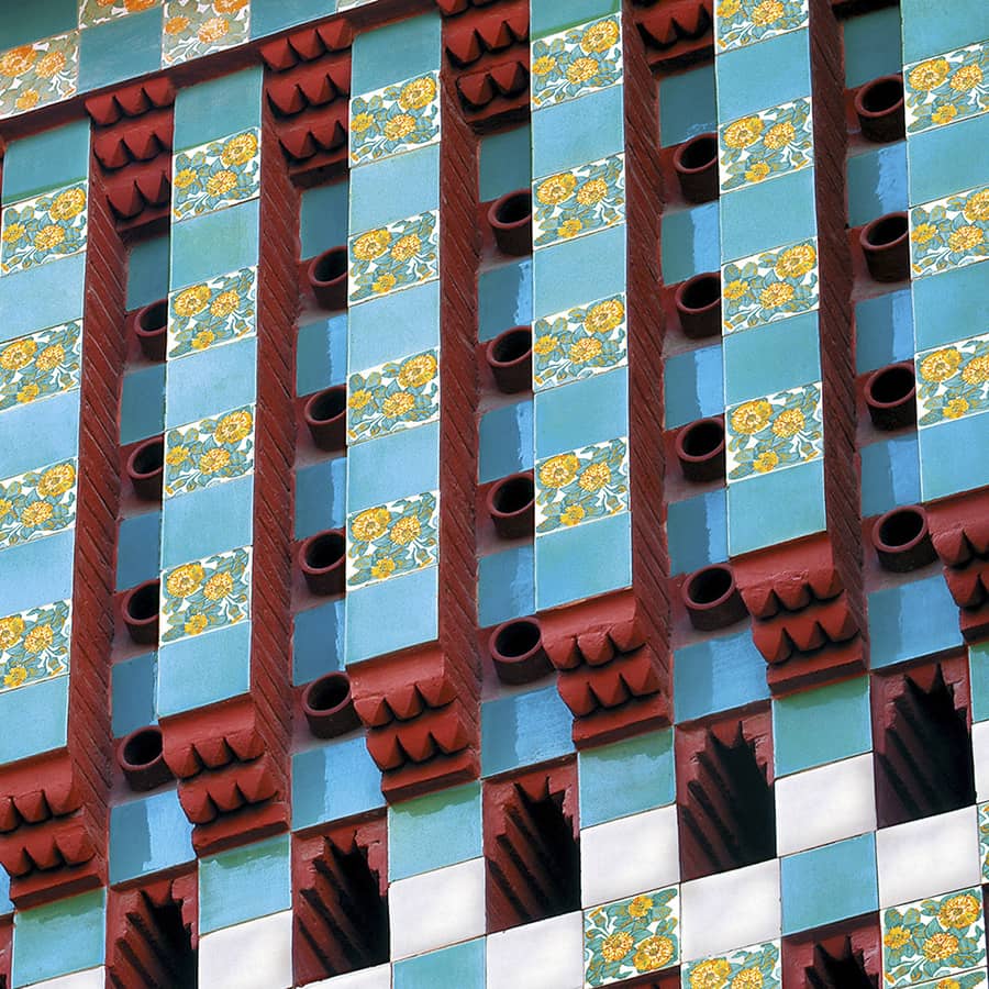 Exterior Casa Vicens de Antoni Gaudí