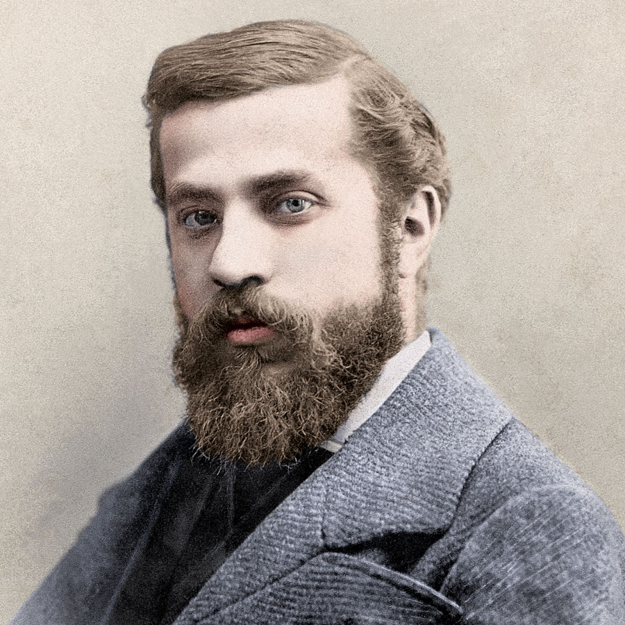Retrato de Antoni Gaudí