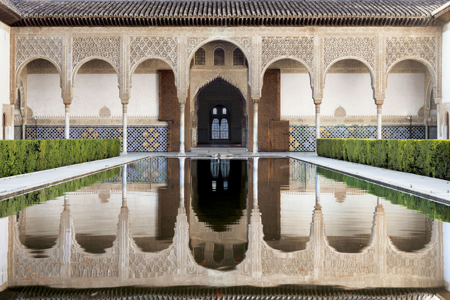 The Comares Palace on the Alhambra of Granada