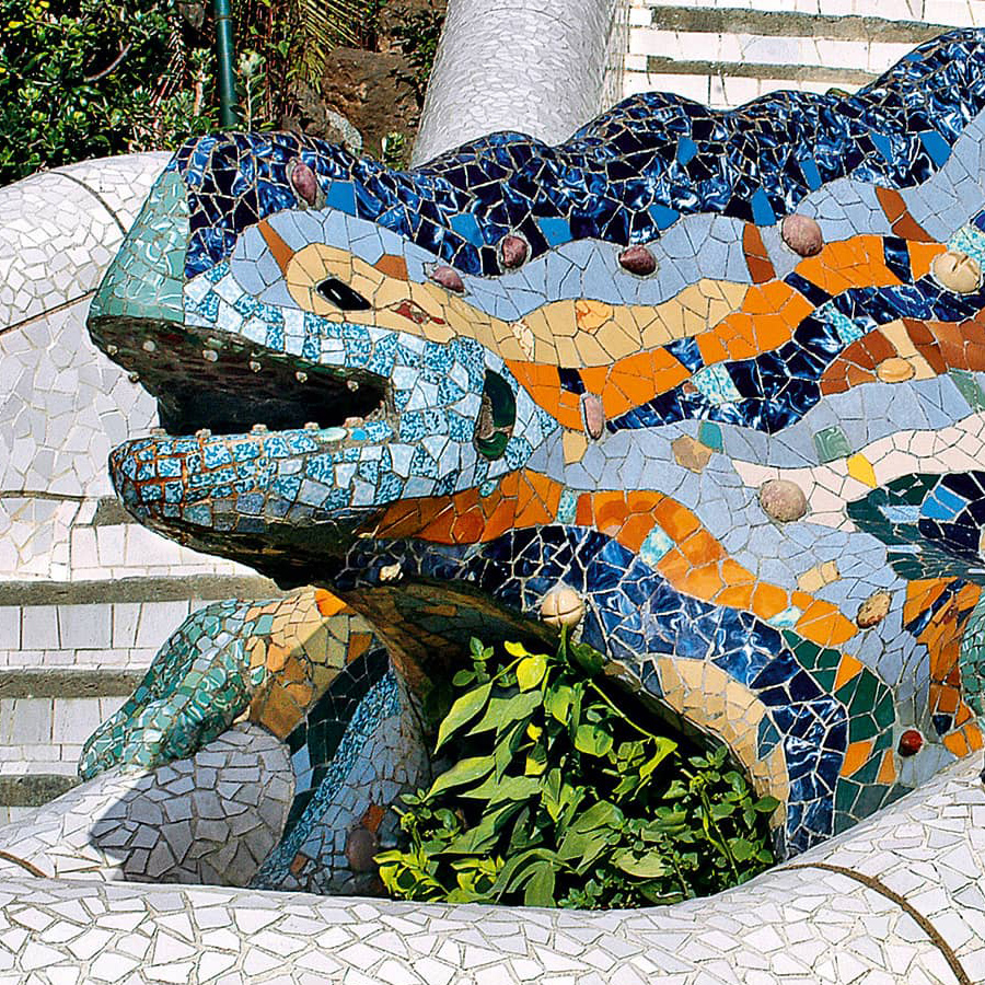 Dragón del Park Guell, de Antoni Gaudí