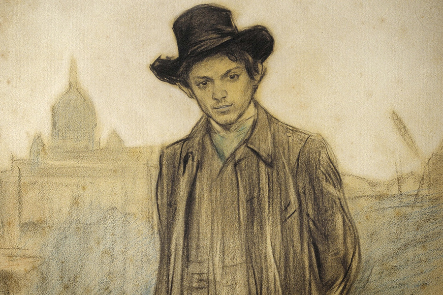 Portrait de Picasso fait par Ramón Casas