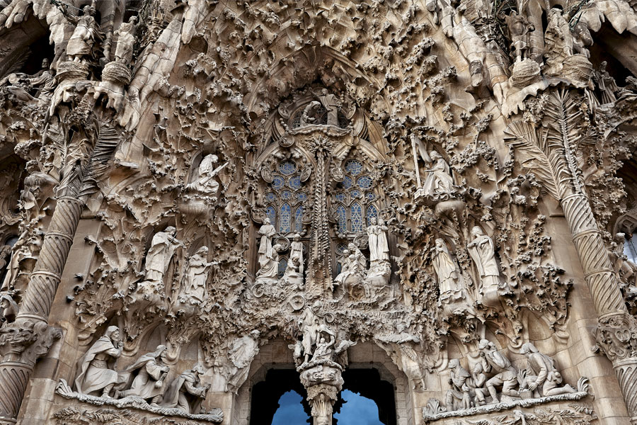 The Nativity façade of the Sagrada Familia, Antoni Gaudí