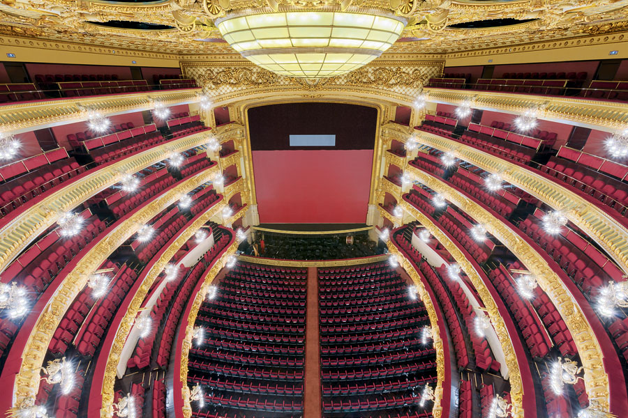 The concert hall of the Gran Teatre del Liceu de Barcelona