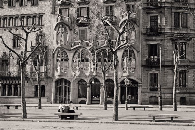 Façade de la Casa Batlló de Barcelone, Antoni Gaudí