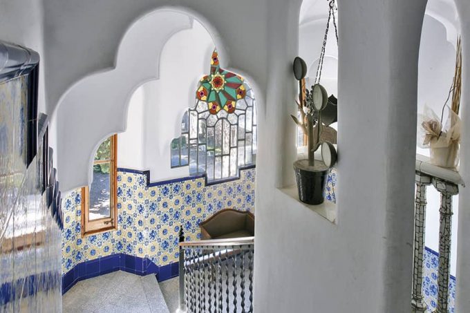 Vestibule de la tour Bellesguard d'Antoni Gaudí