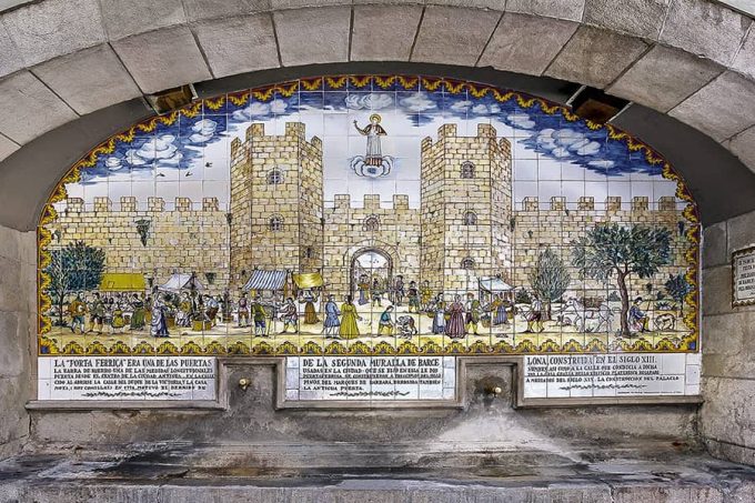 Fontaine de Portaferrissa Barcelone