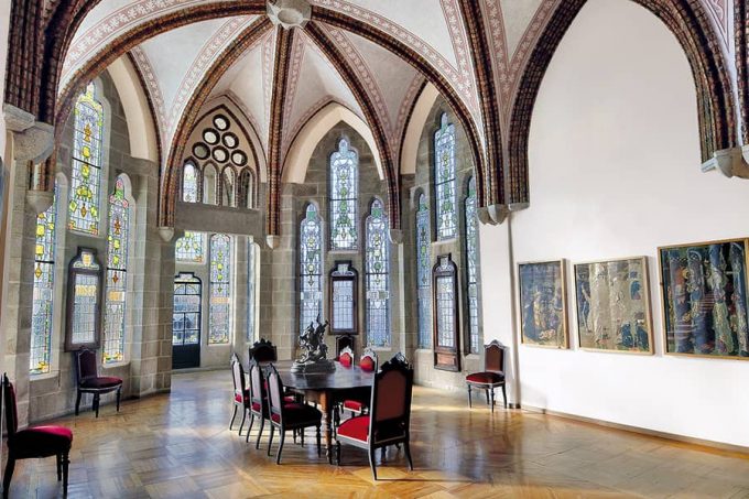 Salle du palais épiscopal d'Astorga Antoni Gaudí