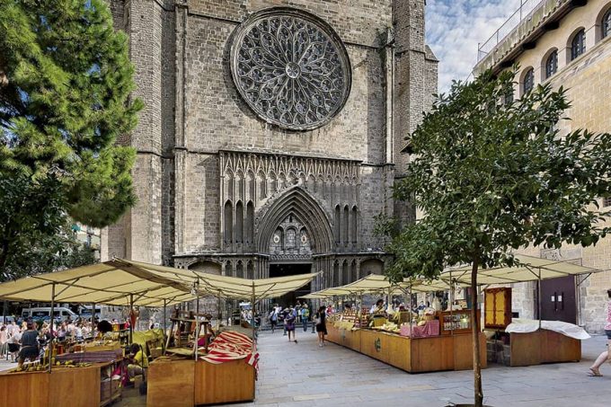 Church Santa Maria del Pi Barcelona