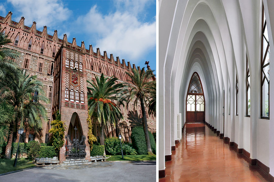 Fachada del Colegio Teresiano de Antoni Gaudí