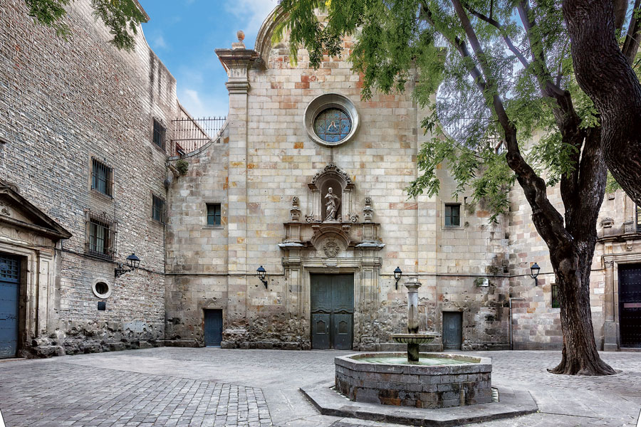 Plaça de Sant Felip Neri, à Barcelone