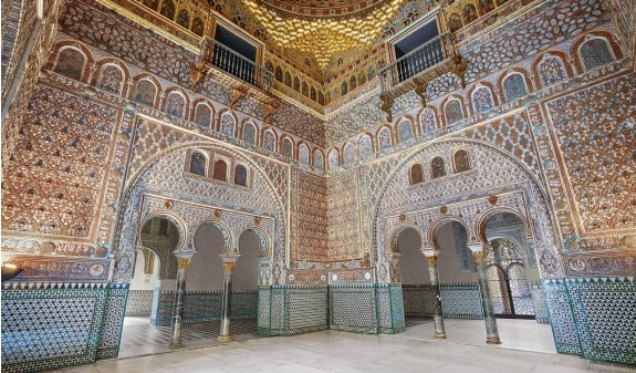 Columnas Sala Embajadores Alcazar De Sevilla Dosde Publishing