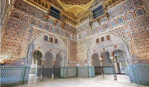 Columnas Sala Embajadores Alcazar De Sevilla Dosde Publishing