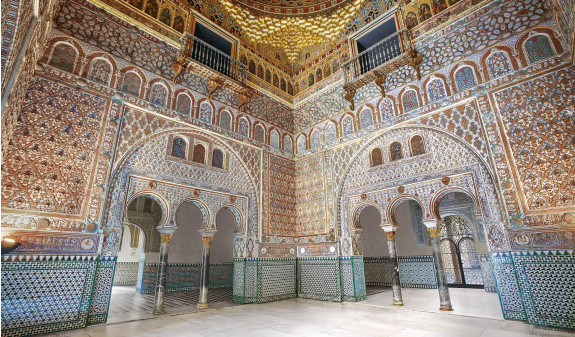 Columnas Sala Embajadores Alcazar De Sevilla Dosde Publishing