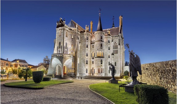 Jardin Fachada Palacio De Gaudi Astorga Libro Español Dosde