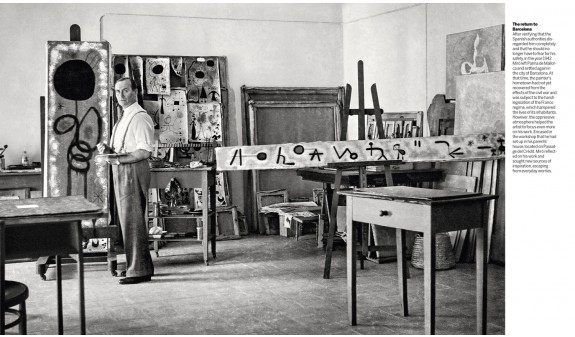 Joan Miro En Su Estudio Las Obras De Su Vida Arte Dosde Publishing