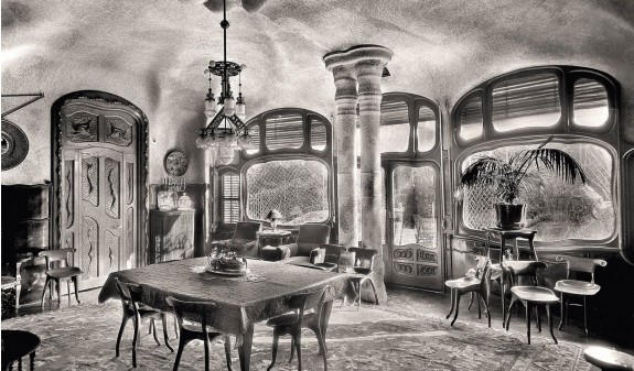 Salon Principal Casa Batllo Gaudi Fotografia Historica Barcelona Dosde Publishing