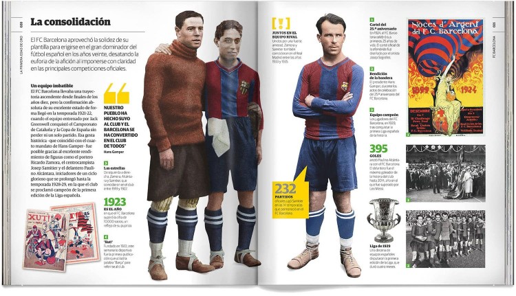 Libro Futbol Club Barcelona Barça Historia Ilustrada Dosde Publishing