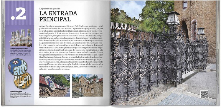 Park Guell Gaudi Libro Bolsillo Español Edicion Pocket Dosde Publishing