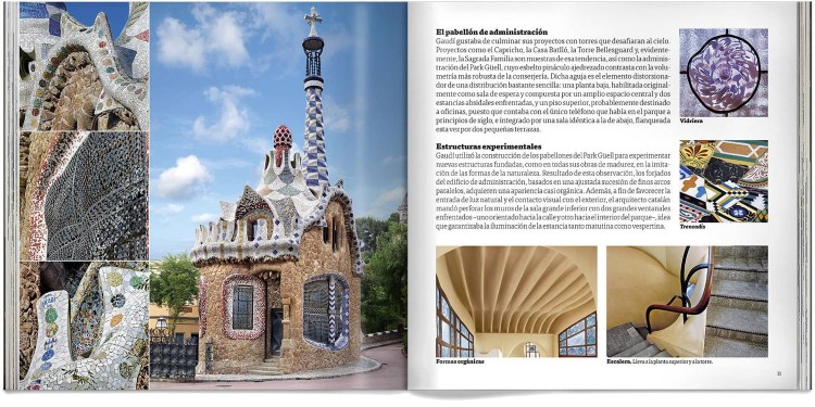 Park Guell Gaudi Libro Bolsillo Español Edicion Pocket Dosde Publishing