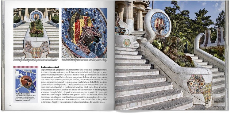 Park Guell Gaudi Libro Bolsillo Español Edicion Pocket Dosde Publishing