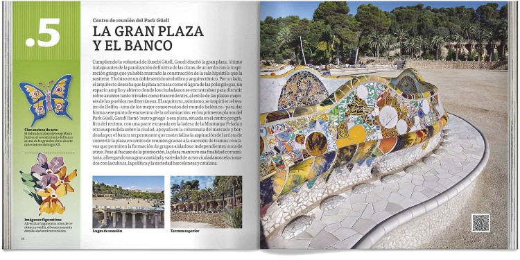 Park Guell Gaudi Libro Bolsillo Español Edicion Pocket Dosde Publishing