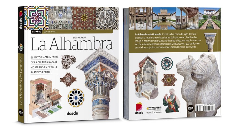 Portada Contraportada Alhambra Granada Libro Español Dosde
