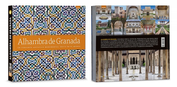 Portada Contraportada Libro Alhambra De Granada Edicion Deluxe Español Dosde Publishing