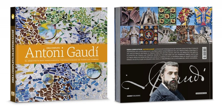 Portada Contraportada Libro Antoni Gaudi Obra Completa Edicion Deluxe Español Dosde Publishing