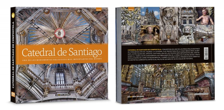 Portada Contraportada Libro Catedral De Santiago Compostela Deluxe Español Dosde Publishing