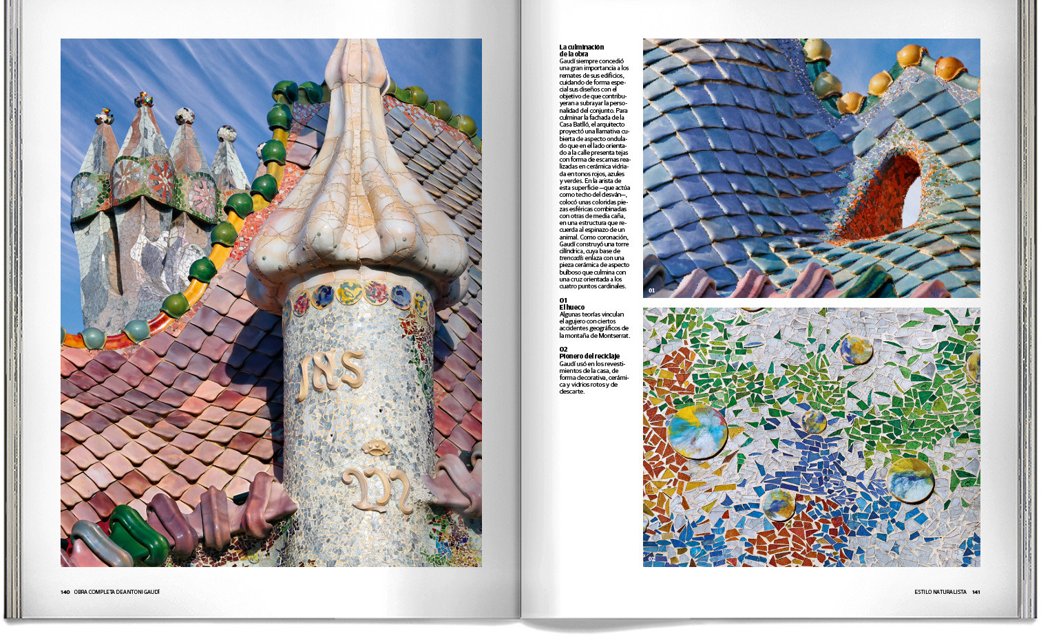 Libro con todas las Obras de Gaudí, un arquitecto único