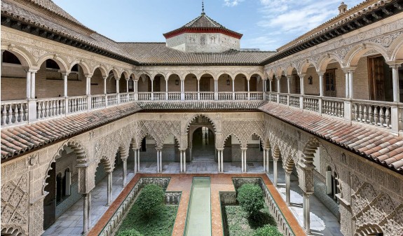 Patio De Doncellas Alcazar De Sevilla Dosde Publishing