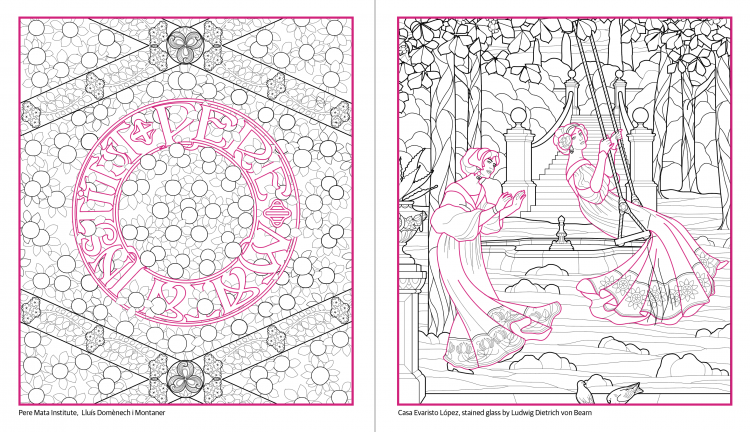 Gaudi Coloring Book
