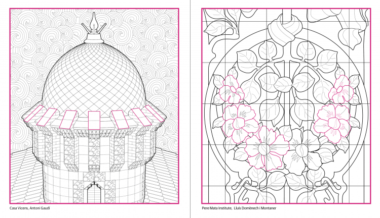 Gaudi Coloring Book