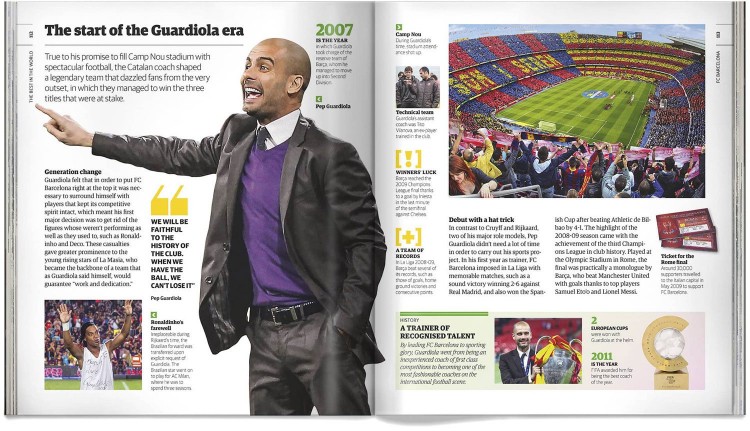 Book Fc Barcelona Barça Illustrated History Of The Football Club