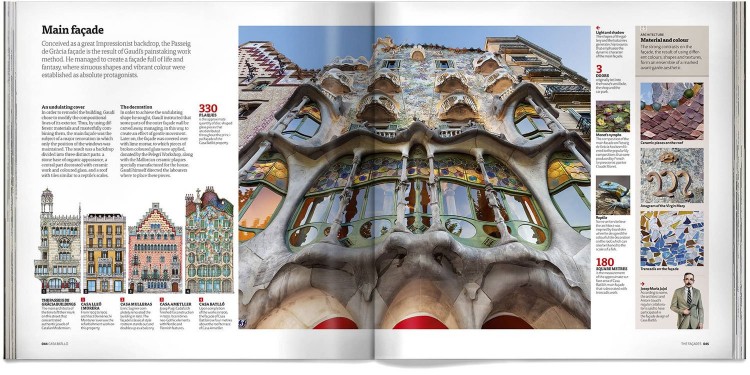 Casa Batllo Gaudi Barcelona English Book Deluxe Edition Dosde Publishing