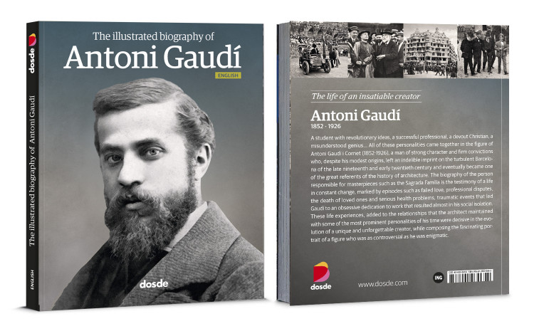 Cover Antoni Gaudi Biography English Book Dosde