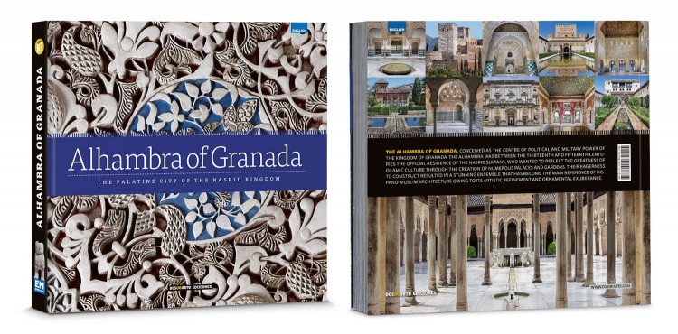 Cover Back Alhambra Of Granada English Book Deluxe Edition Dosde Publishing