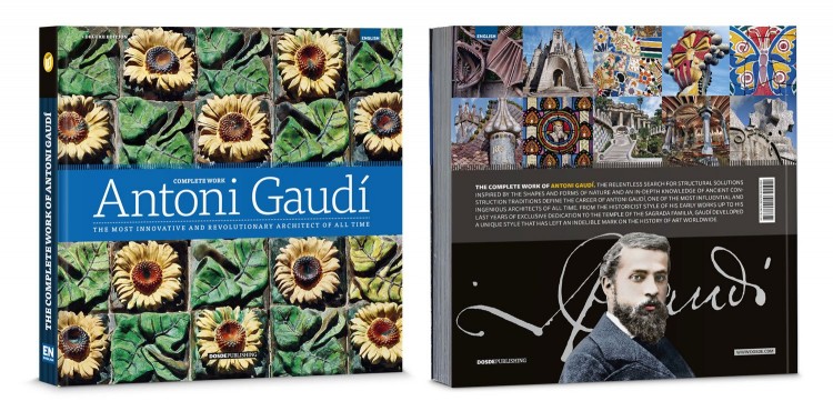 Cover Back Antoni Gaudi Book Complete Work Deluxe Edition English Dosde Publishing