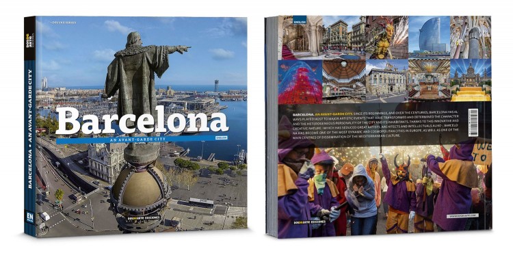 Cover Back Barcelona City English Book Deluxe Edition Dosde Publishing