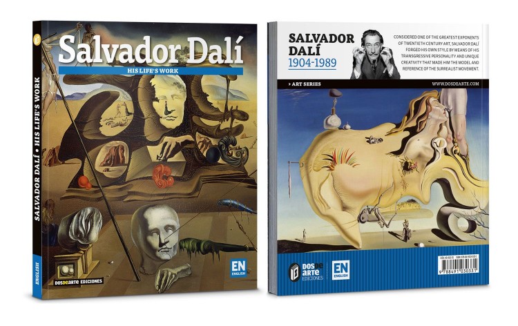 Cover Salvador Dali His Lifes Work English Book Art Dosde Publishing