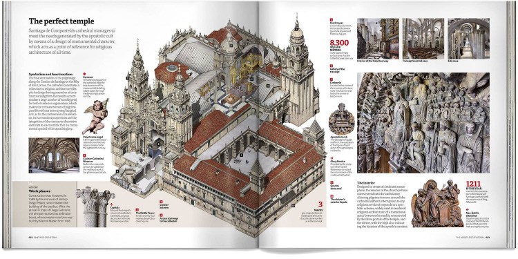 Santiago Cathedral Compostela English Book Deluxe Dosde Publishing