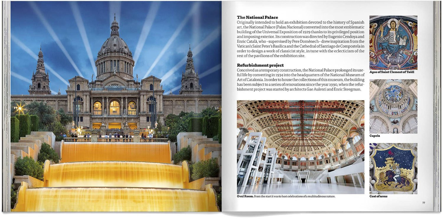 Paperback book: Barcelona, a city to discover