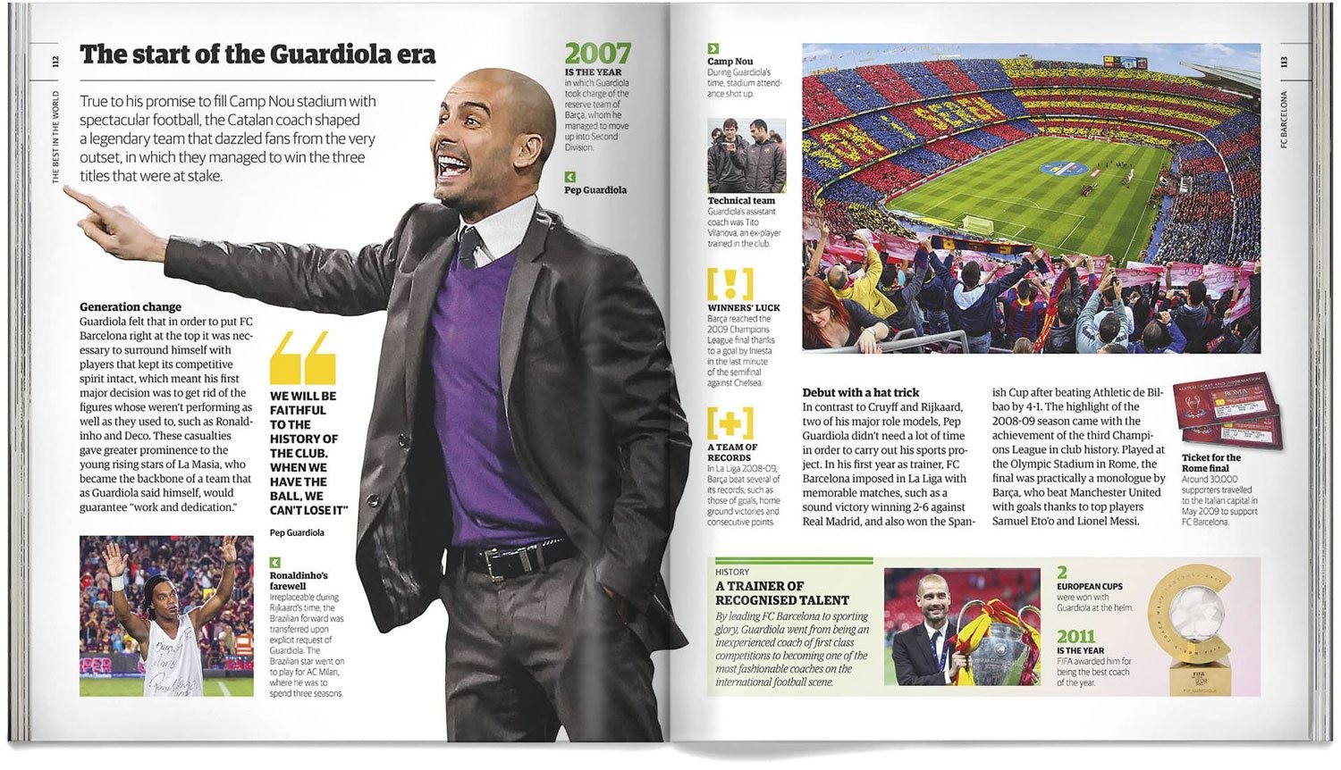 Fc Barcelone Book The Complete History Of The Club