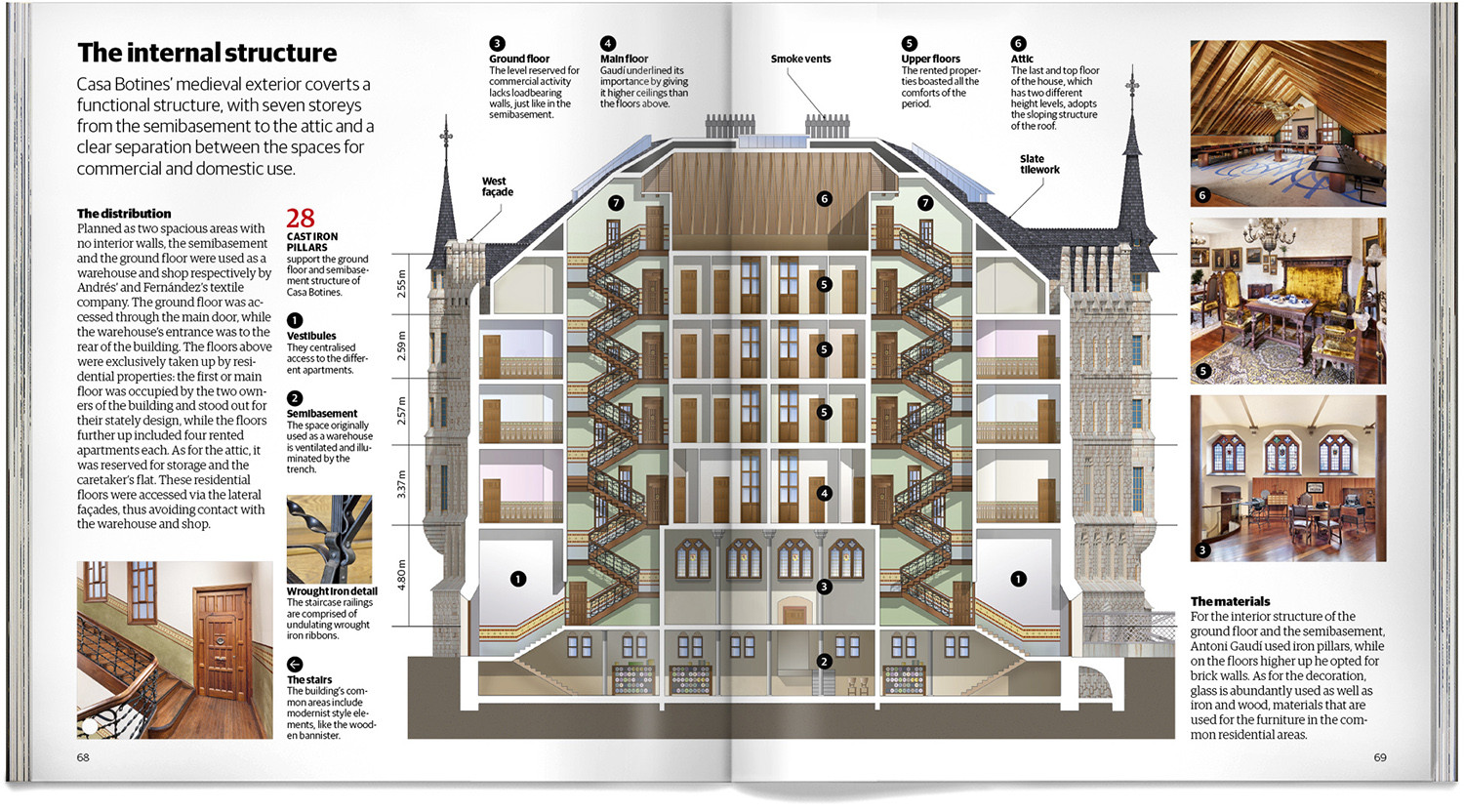 Botines, Gaudi in Leon, architecture Gaudi