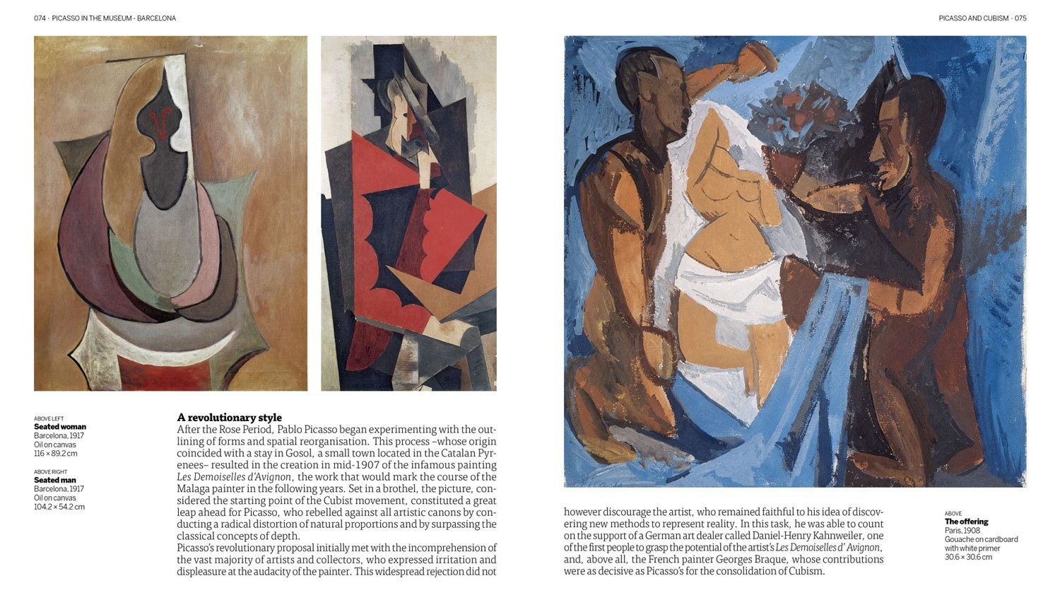 Book: Picasso in the Museum of Barcelona, all his works