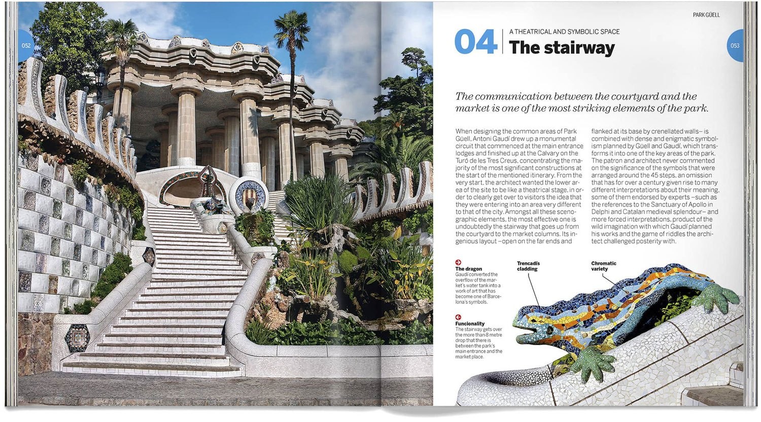 Book on Park Güell, photos and the history of Gaudí's work