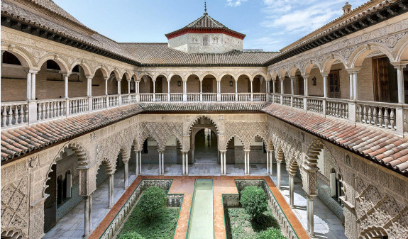 Patio De Doncellas Alcazar De Sevilla Dosde Publishing