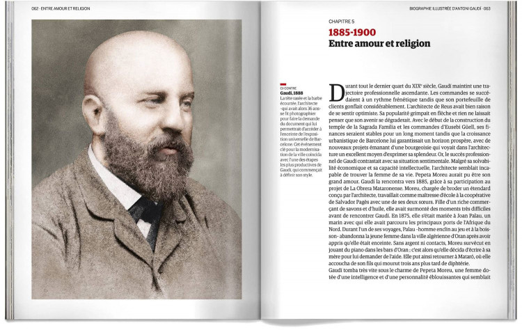 Antoni Gaudi Biographie Livre Francais Dosde Publishing