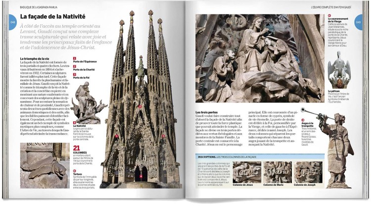 Antoni Gaudi Livre Francais Dosde Publishing