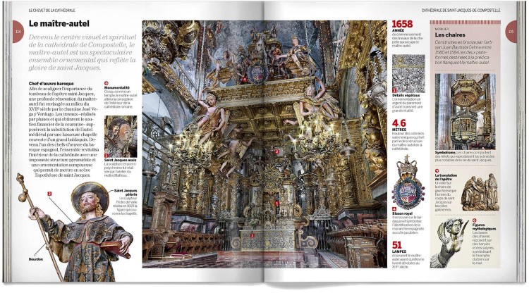 Cathedrale Saint Jacques De Compostelle Livre Francais Dosde Publishing